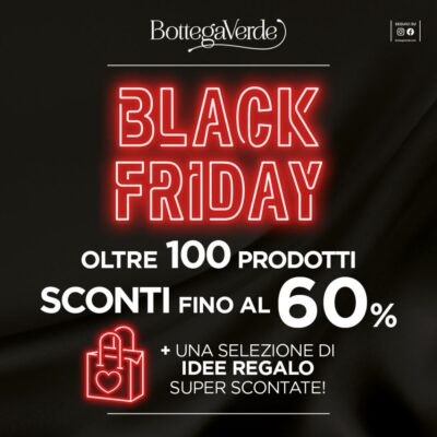 Immagine promozione bottega verde black friday 2025